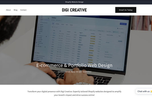 Can you use Shopify as a Portfolio Website?