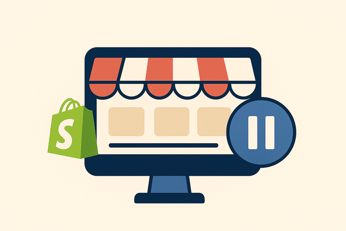 Shopify Pause and Build Plan