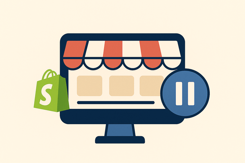 Shopify Pause and Build Plan